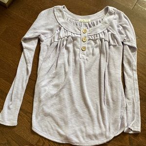 Free People baby doll long sleeve